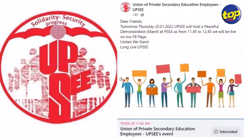 Collèges secondaires privés : Manifestation pacifique de l’UPSEE devant la PSEA ce jeudi