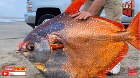 Changement climatique : Un énorme poisson lune s’échoue sur la côte américaine