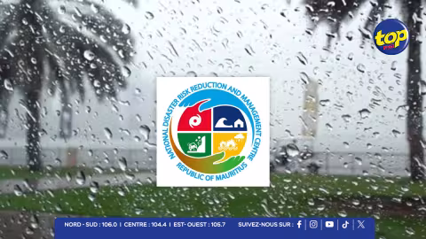 NEOC appelle à la prudence : Maurice en veille de pluies jusqu’à 19h00 ce soir 