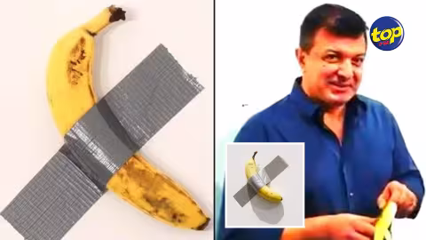 Corée du Sud, Art :   Œuvre d’art composée d’une banane, mangée par un visiteur !