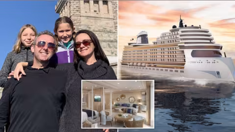 Un couple achète un appartement de Rs 60 millions sur un paquebot pour montrer le monde à leurs filles