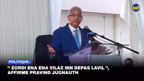 Politique : « Zordi ena ena vilaz inn depas lavil », affirme Pravind Jugnauth qui promet un développement équitable pour toutes les régions de l’île