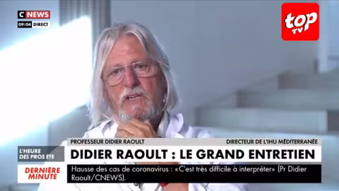 Professeur Raoult : le coronavirus a muté et ne provoque presque pas de mort