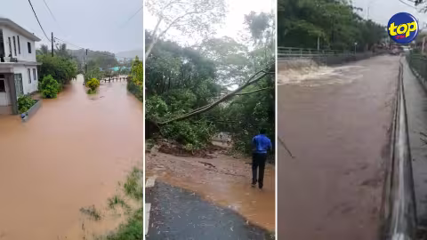 Conséquences des pluies torrentielles : plusieurs routes impraticables depuis hier