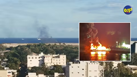 Au large de Port-Louis : Le bateau de pêche battant pavillon taïwanais toujours la proie des flammes