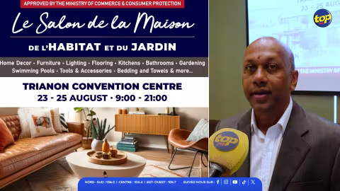 Salon de la Maison, de l’Habitat et du Jardin : « C’est ene évènement familial qui nous atan chaque année », lance Harish Bheemul 