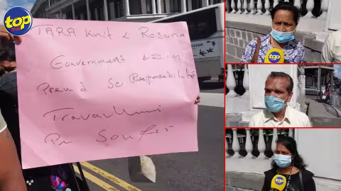 Ils attendent depuis deux ans leur compensation de départ : la police met fin à la manif des ex-employés de Tara Knitwear et Rosana Textiles  ce matin