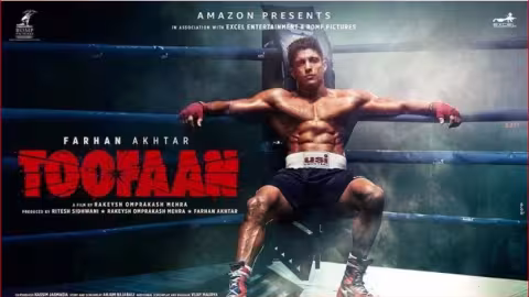 Transformation physique massive de   Farhan Akhtar pour le film « Toofaan »