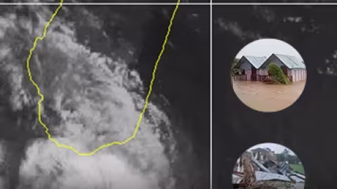 À Madagascar : Le cyclone Honde frappe le sud-ouest de la Grande île, le bilan est de trois morts et des milliers de sinistrés