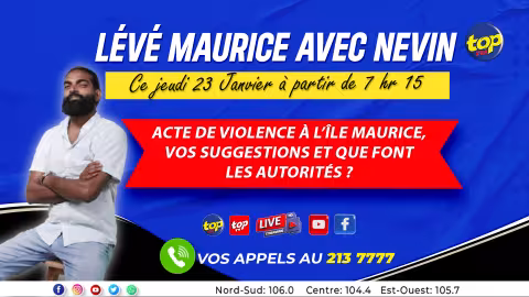 🔴 𝐋é𝐯é à 𝐌𝐚𝐮𝐫𝐢𝐜𝐞 𝐜𝐞 𝟐𝟑 𝐣𝐚𝐧𝐯𝐢𝐞𝐫 𝐚𝐯𝐞𝐜 𝐍𝐞𝐯𝐢𝐧. 𝐀𝐜𝐭𝐞𝐬 𝐝𝐞 𝐯𝐢𝐨𝐥𝐞𝐧𝐜𝐞 à 𝐌𝐚𝐮𝐫𝐢𝐜𝐞 : 𝐯𝐨𝐬 𝐬𝐮𝐠𝐠𝐞𝐬𝐭𝐢𝐨𝐧𝐬 𝐞𝐭 𝐪𝐮𝐞 𝐟𝐨𝐧𝐭 𝐥𝐞𝐬 𝐚𝐮𝐭𝐨𝐫𝐢𝐭é𝐬 ?