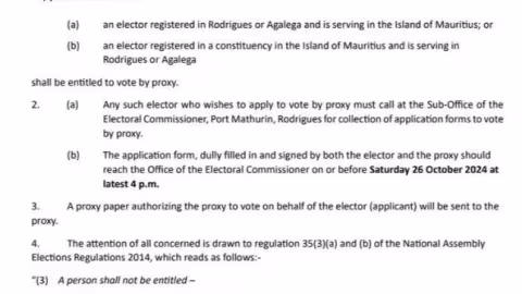 VOTING BY PROXY