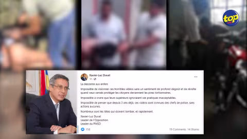 Torture policière alléguée : « De nombreuses têtes doivent tomber… rapidement », soutient Xavier-Luc Duval