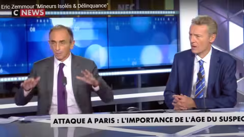 Après l’attentat de Paris : «Ils sont voleurs, ils sont assassins, ils sont violeurs»: dit Eric Zemmour sur les immigrants mineurs