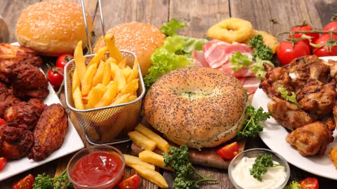 Quelques aliments liés à la dépendance au sucre