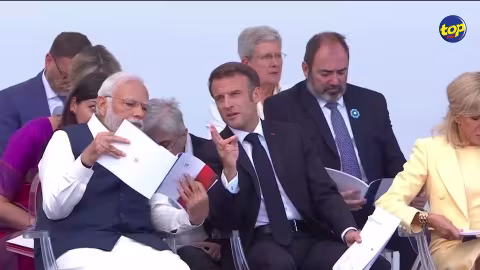 Fête nationale française : Plus de 6 500 militaires ont descendu les Champs-Elysées sous le regard de Modi…