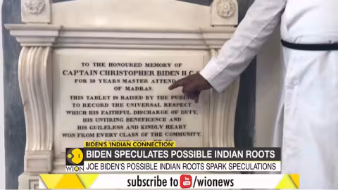 À la recherche des parents de Joe Biden en Inde