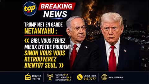 Donald Trump aurait menacé Benjamin Netanyahu de cesser les hostilités avec Iran sinon : « Bibi, … vous vous retrouverez bientôt seul. »