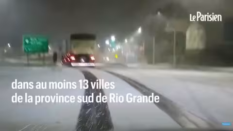 Il neige au Brésil