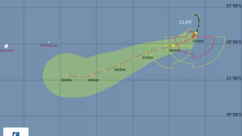 Le cyclone Cliff arrive