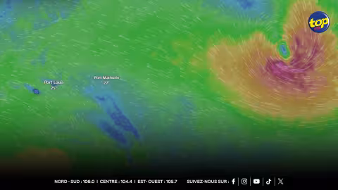 Tempête tropicale modérée Ivone : Trajectoire incertaine, selon la station météorologique de Vacoas