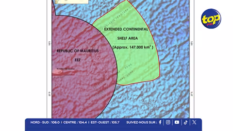 Après 17 ans de démarches : Maurice obtient l’aval pour l’extension de son plateau continental de 147 000 km² autour de Rodrigues