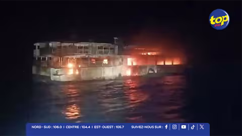Aux Philippines : Tragique incendie d'un ferry au large de Palawan avec au moins 5 morts et 87 disparus
