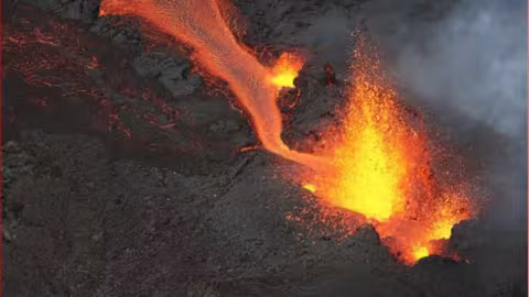 Volcan La fournaise : Une remontée de magma des profondeurs notée