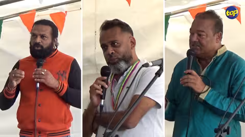 La Voice of Hindu rend hommage aux travailleurs engagés à Trianon : « Nu bane ancetes fine faire sacrifice… fine travay pu sa la terre la… zordi nu dans ene pays arc-en-ciel », dit Navin Unoop