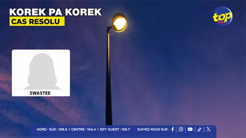 Un lampadaire réparé grâce à l’intervention de Top FM : Swastee exprime sa gratitude