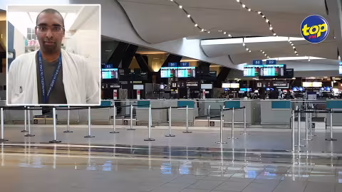 Depuis l’aéroport de Johannesburg : « Nous avons été prévenus que ceux qui prendront l’avion pour Maurice pourraient avoir des difficultés pour retourner en Afrique du Sud », explique le Dr Shameem Jaumdally