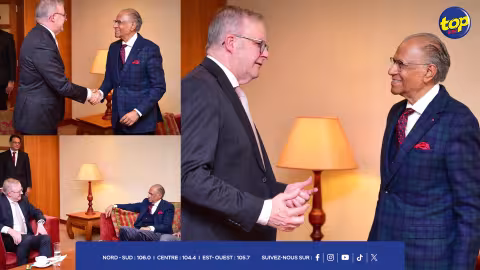 Diplomatie : le Premier ministre australien a rencontré le Dr Navin Ramgoolam cet après-midi