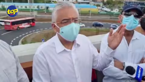 Politique : ‘MMM p dégringoler et li pou continier’, lance Pravind Jugnauth