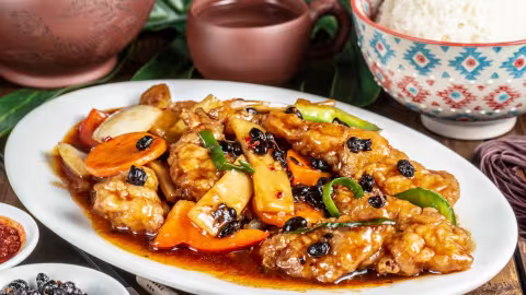 Recette chinoise : “Poisson black bean”