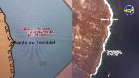 En difficulté au large de l’ile de la Réunion : Le pétrolier Tresta Star s’est échoué il y a peu.