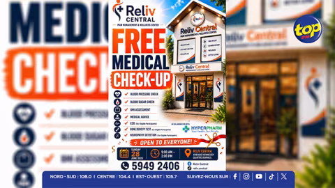 Santé : Reliv Central organise un bilan médical gratuit ouvert à tous ce dimanche à Quatre-Bornes