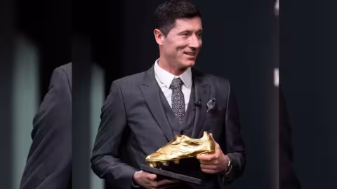 Lewandowski a reçu son Soulier d’Or
