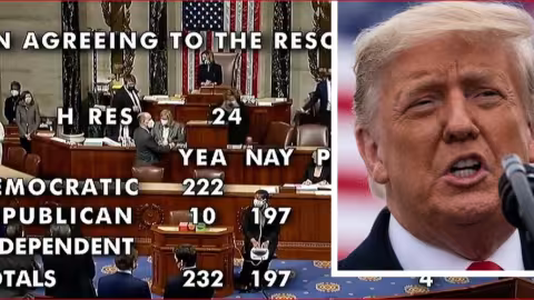 Trump ‘impeached’ hier :  il devient le premier président mis en accusation à 2 reprises